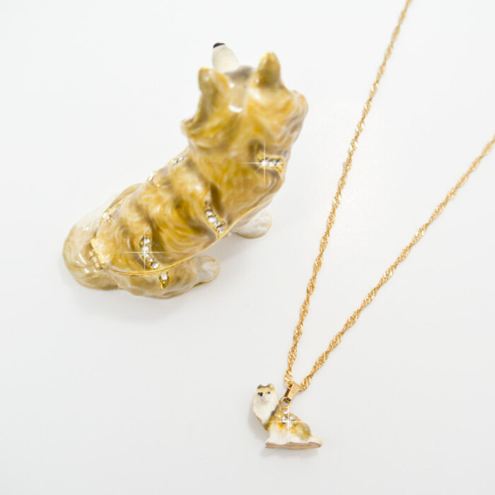Duke Sheltie Trinket Box & Necklace *Discontinued - Image 3