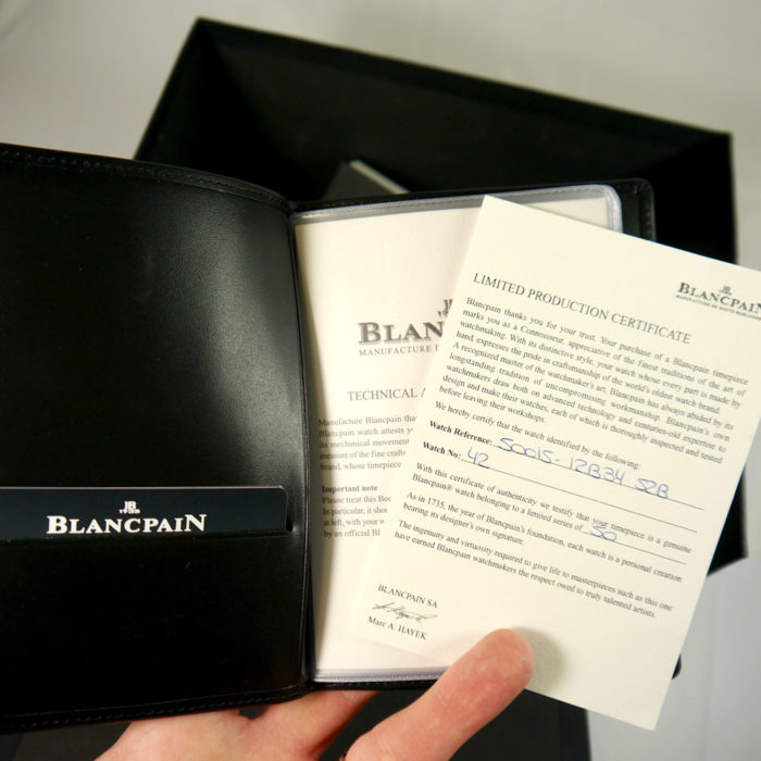 Limited Edition Blancpain Fifty Fathoms 500 Fathoms Automatic Men's Watch 50015 12B30 52B - Image 14