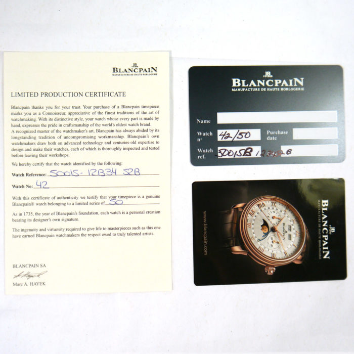 Limited Edition Blancpain Fifty Fathoms 500 Fathoms Automatic Men's Watch 50015 12B30 52B - Image 17