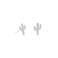 Dainty Polished Saguaro Cactus Stud Earrings