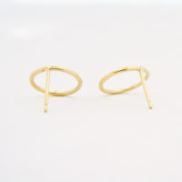 The Endless Earrings by Jewelsmith in 14k Gold - Image 2
