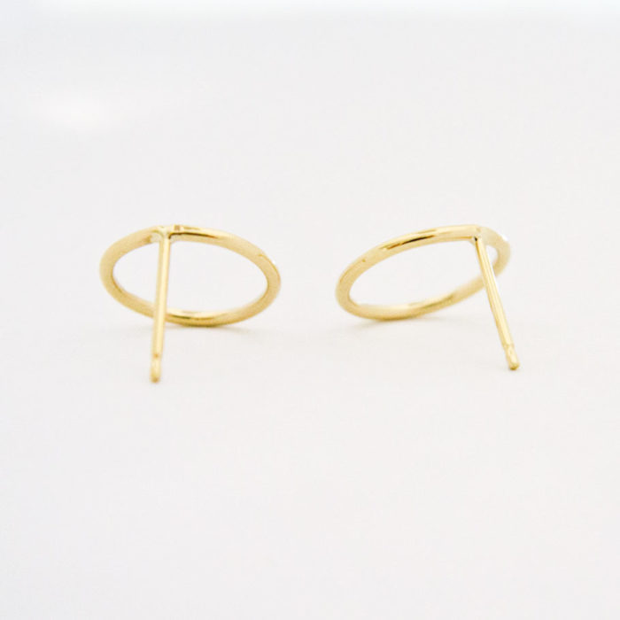 The Endless Earrings by Jewelsmith in 14k Gold - Image 2