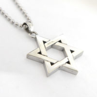 14k Star Of David Diamond Pendant - Image 3