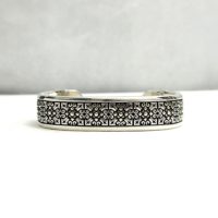 Designer Night Rider "Drextyn" Cuff Bracelet in Sterling Silver