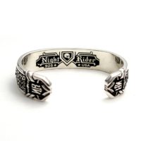 Designer Night Rider "Drextyn" Cuff Bracelet in Sterling Silver - Image 5