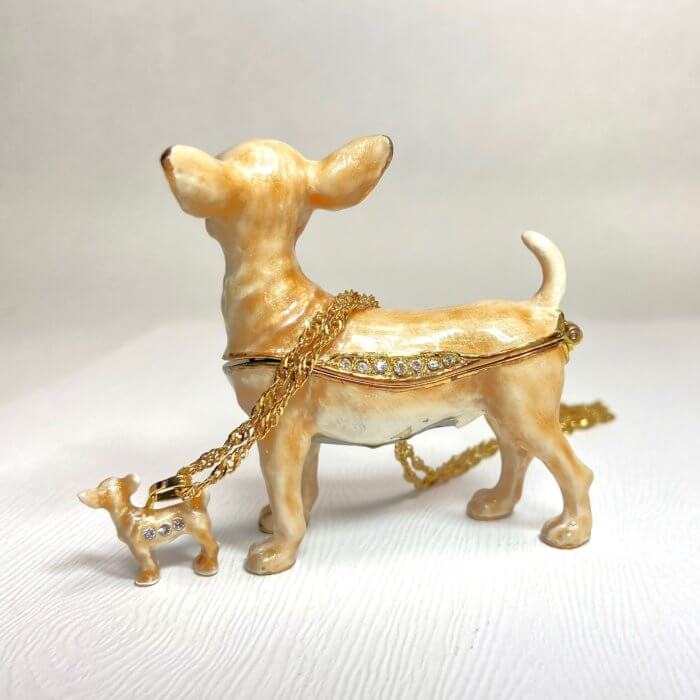 Sir Schnauzer Trinket Box & Necklace