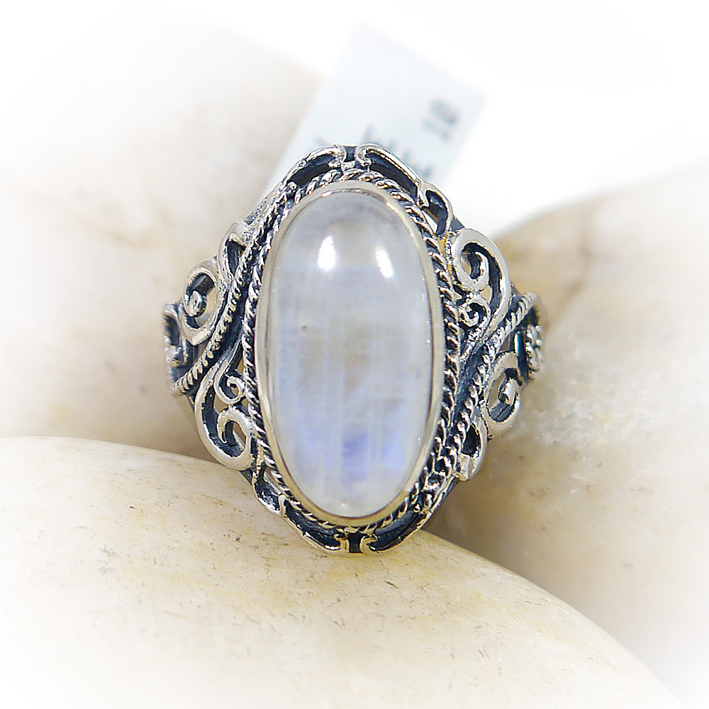 Grace Moonstone Ring — Palenque Jewellery