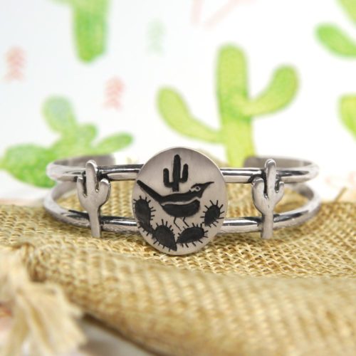 Arizona Desert Theme Bracelet with Cactus