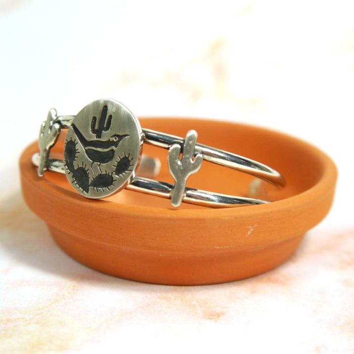 Arizona Desert Theme Bracelet with Cactus