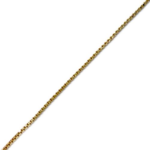 14k Yellow Gold 1.4mm Box Chain 20"