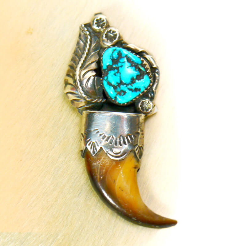 Turquoise Bear Claw Pendant Meaning