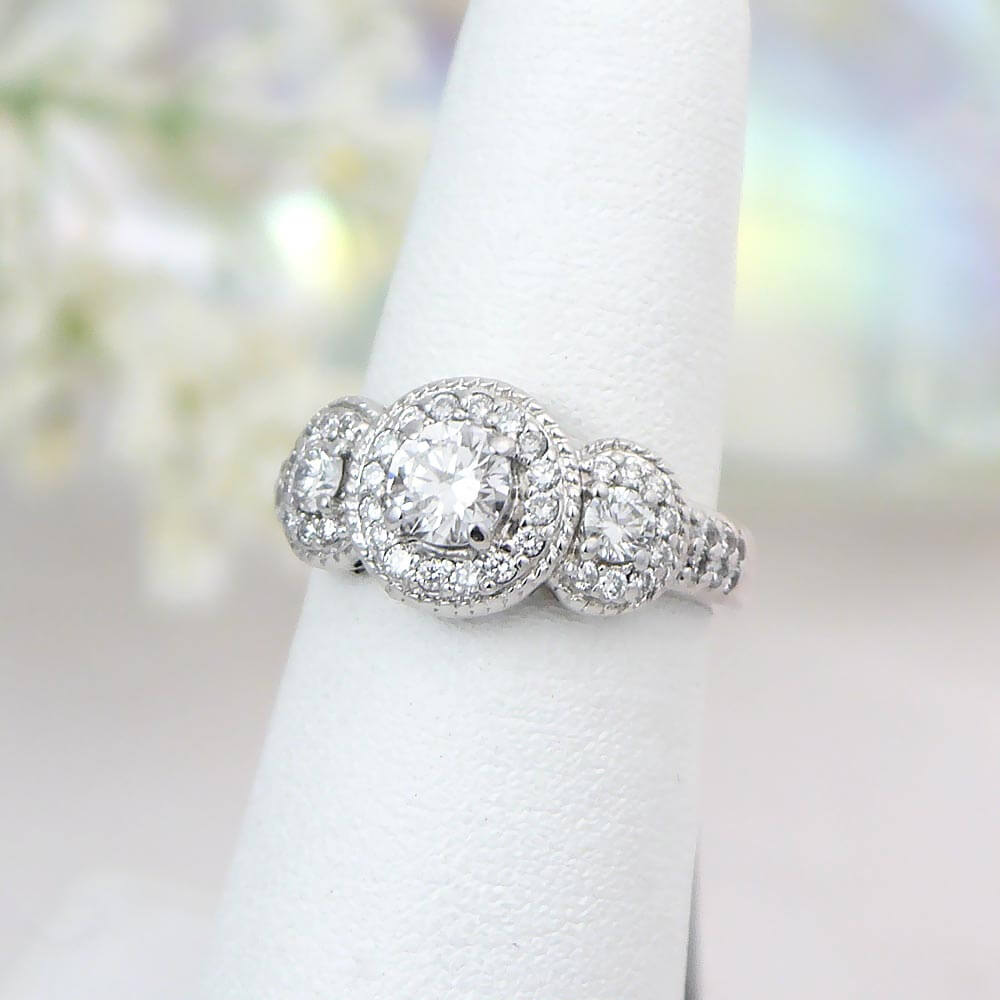 Top more than 134 3 stone wedding ring super hot