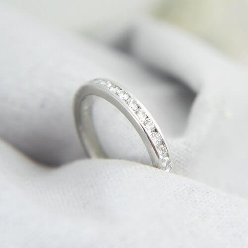 Tiffany & Co Platinum Diamond Wedding Band