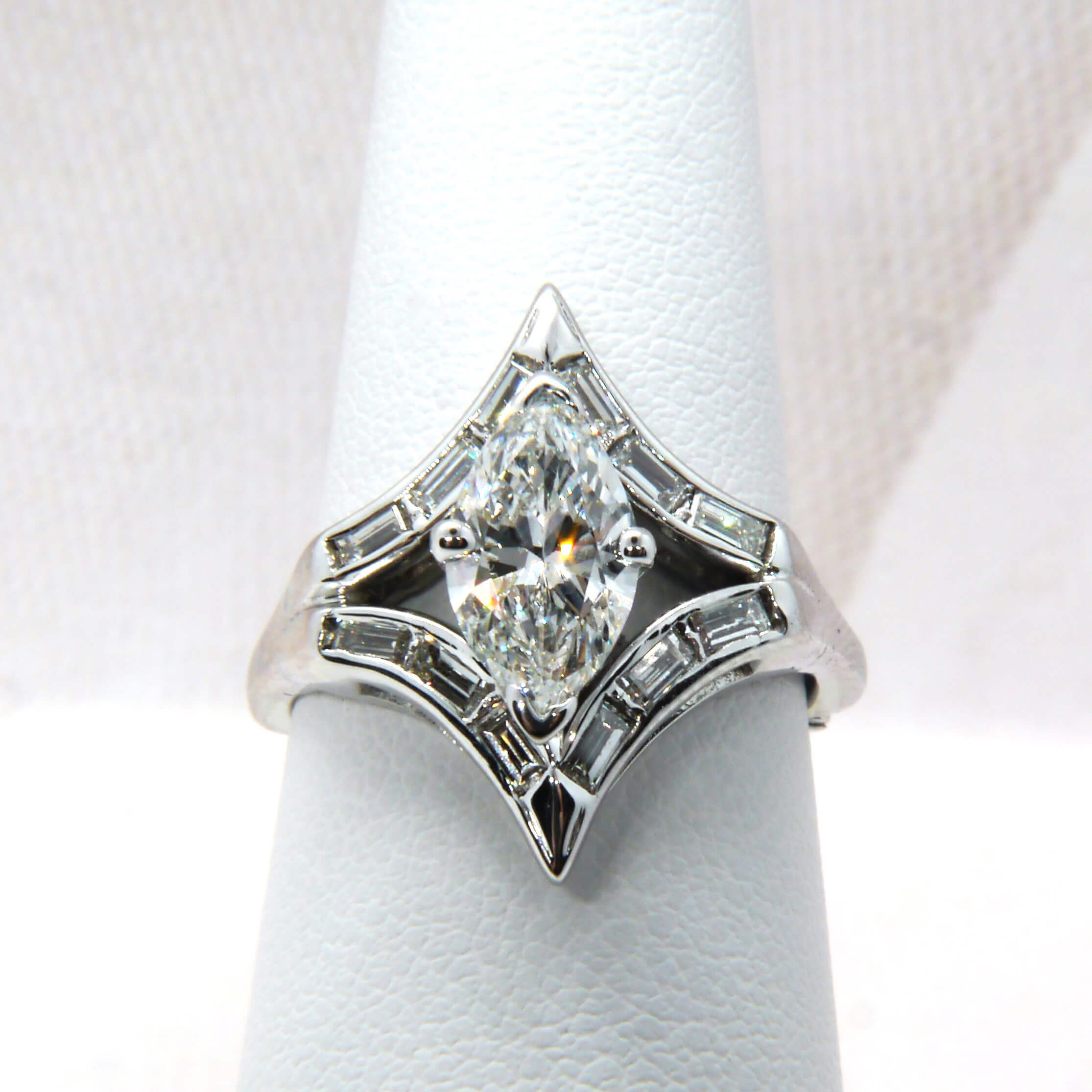 Jeevan Stone Diamond Ring American Diamond Zircon Stone Gold Plated Metal Adjustable  Ring for Men and Women – Jeeva Stone Gems