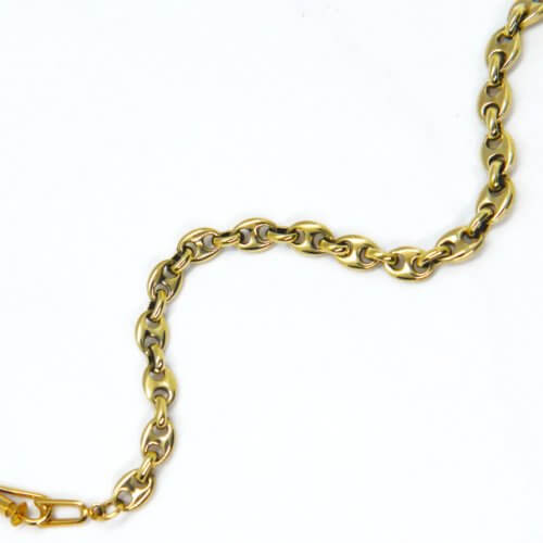 14k Yellow Gold 4mm 'Gucci Style' Anchor Link Chain 20"