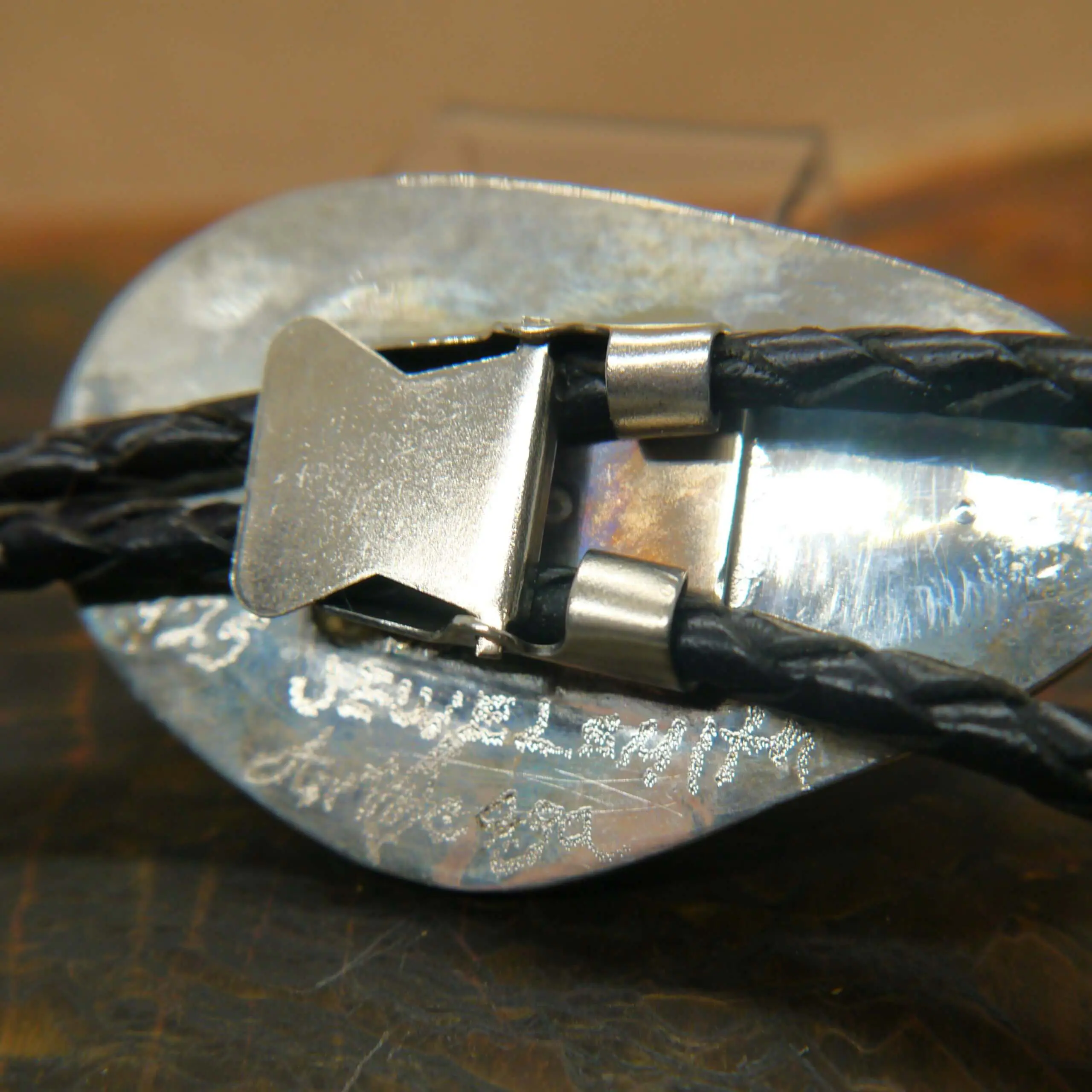 Custom Turquoise Sterling Silver Bolo Tie - Image 3