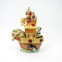 Noah's Ark Trinket Box with Matching Mini Necklace