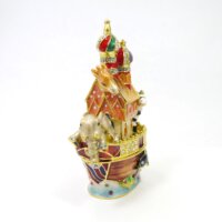 Noah's Ark Trinket Box with Matching Mini Necklace - Image 3