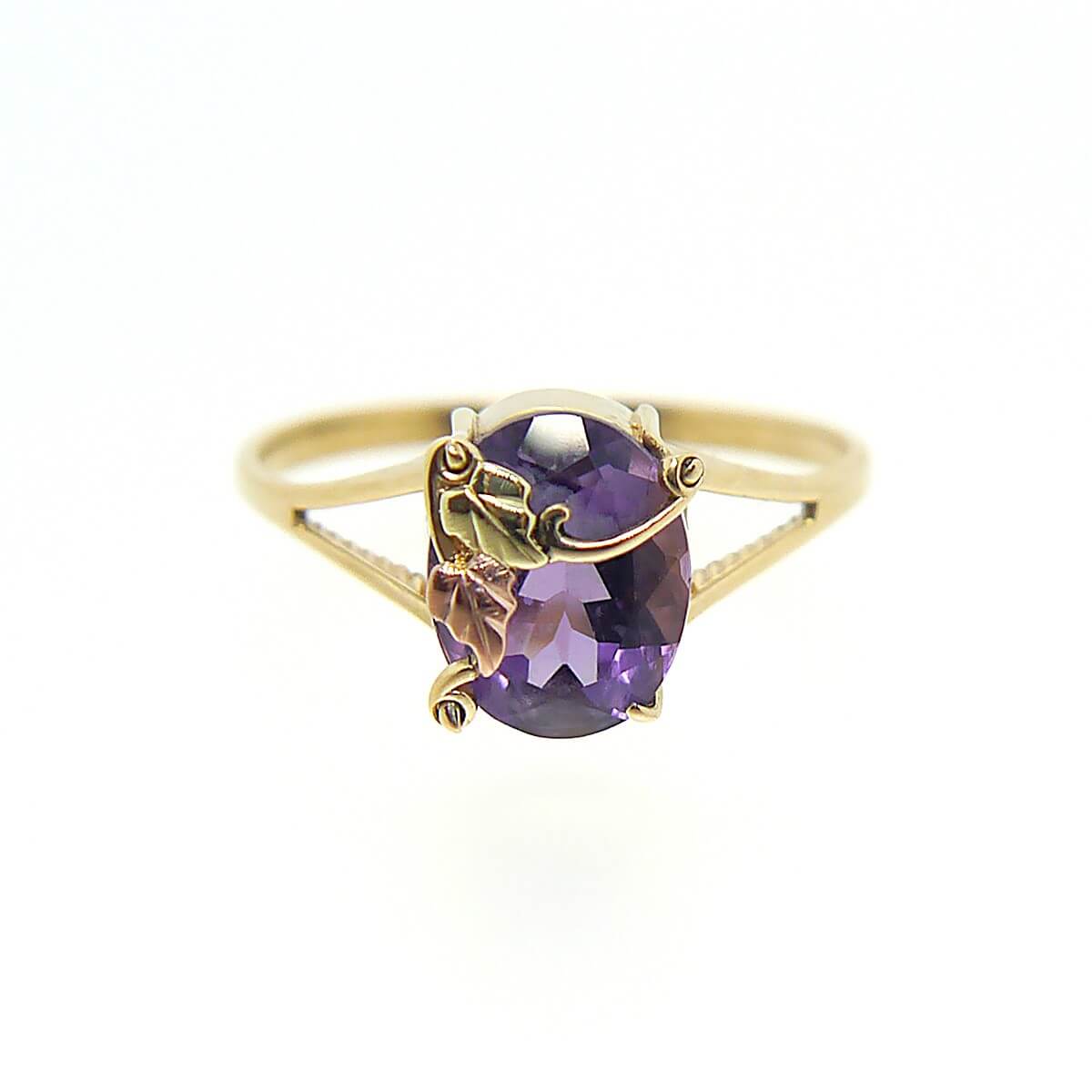 Black hills gold amethyst ring online