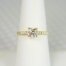 18k Yellow Gold 1.10ct Round Diamond & Side Accents Engagement Ring