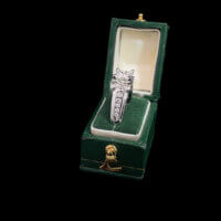 14k White Gold Princess-Cut Diamond Ring - Image 2