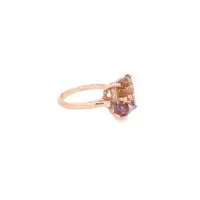 5.70ct Emerald-Cut Ametrine Ring in 14k Rose Gold - Image 2