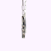 Handmade Multi-Colored Tourmaline Butterfly Necklace w/ 20” Chain in Sterling Silver - Image 4