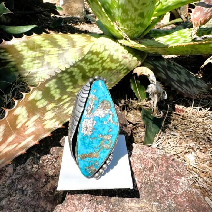 Turquoise Ring by Preston Monongye in Sterling Silver