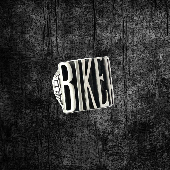 "Biker" Ring in Sterling Silver - Image 6