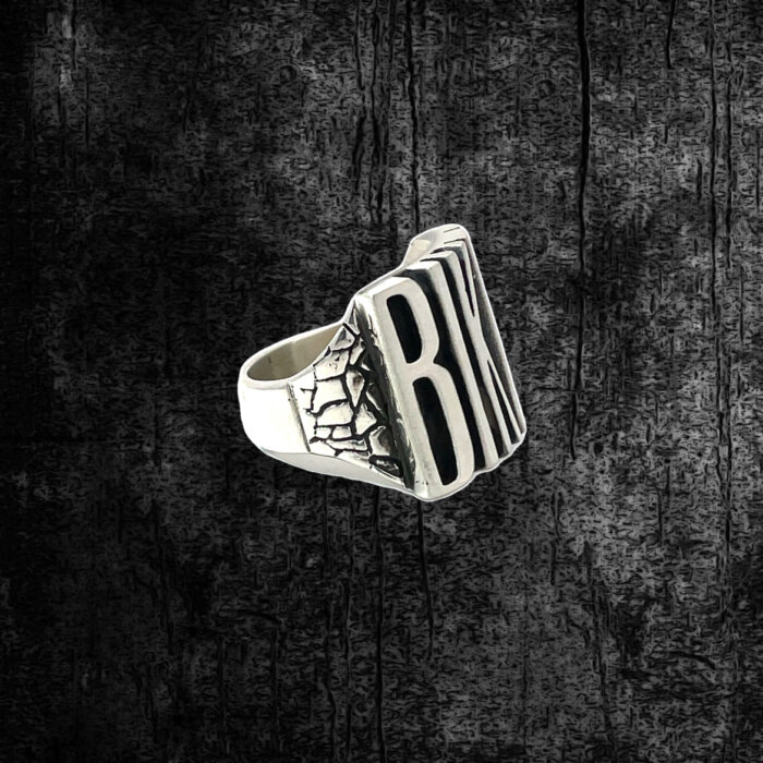"Biker" Ring in Sterling Silver - Image 4