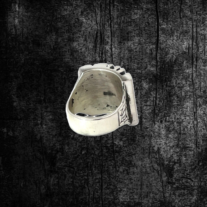 "Biker" Ring in Sterling Silver - Image 2