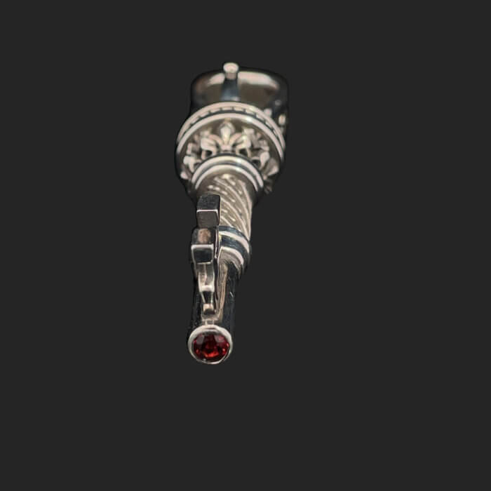 Sterling Silver Queen's Key Pendant by Night Rider - Image 6