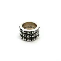 CHROME HEARTS リング Authentic Chrome Hearts Silver Ring - CH Silver Punk Mini