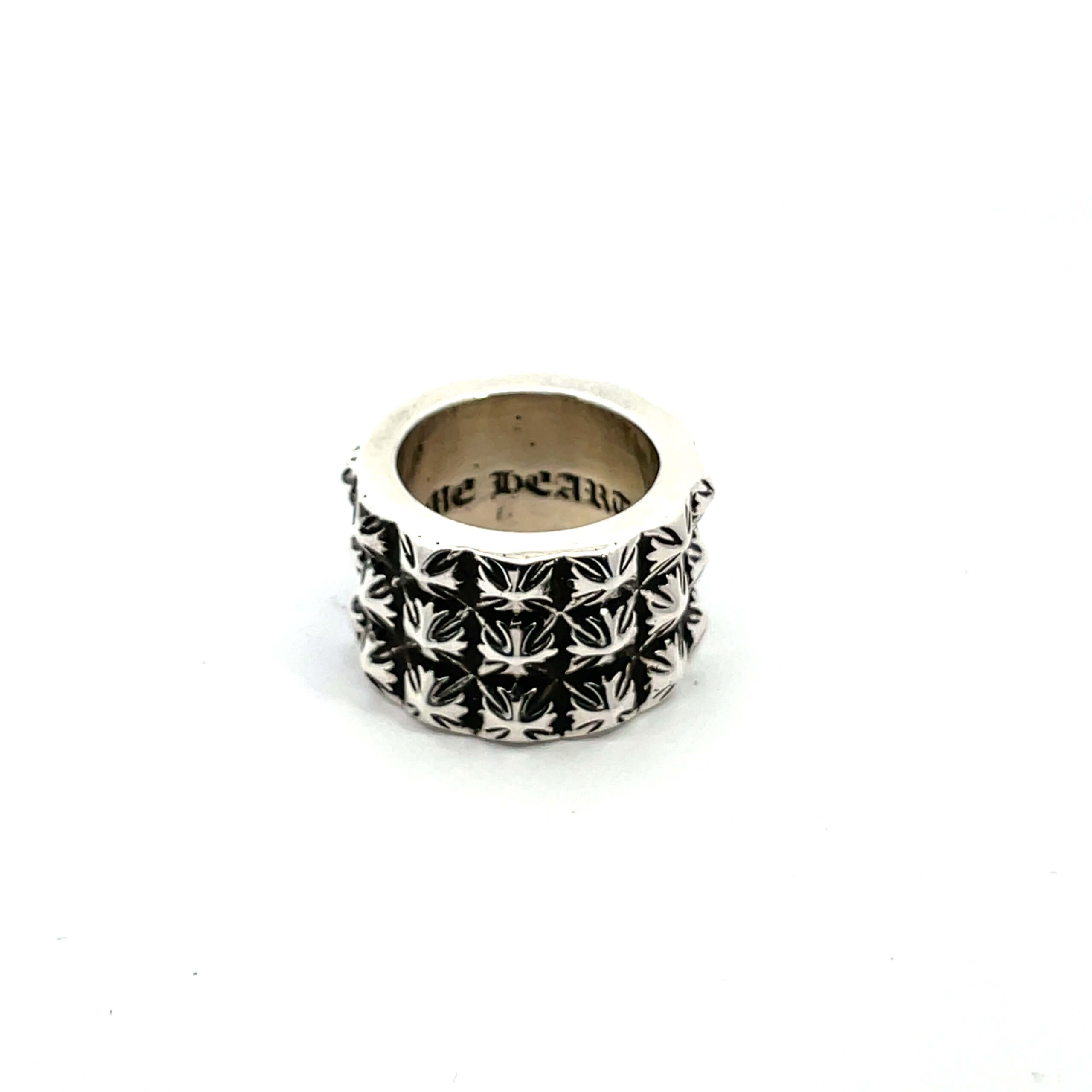 【限定販売】 Hearts Chrome Designer Triple Ring Silver Sterling Punk Pete 17号～