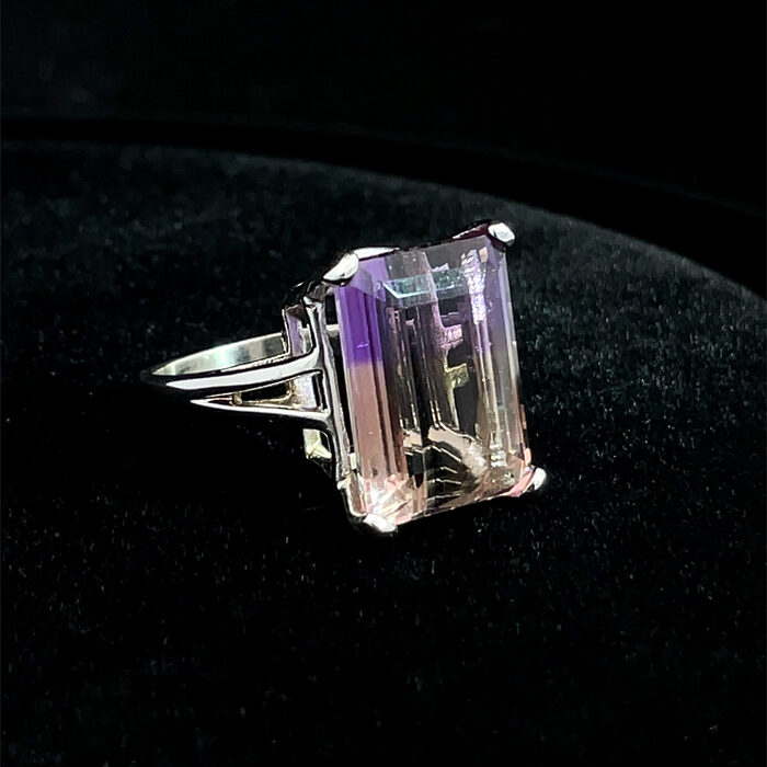 10ct Ametrine Ring in Sterling Silver - Image 3