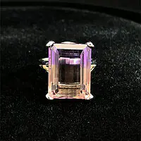 10ct Ametrine Ring in Sterling Silver - Image 5