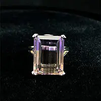 10ct Ametrine Ring in Sterling Silver - Image 2