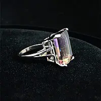 10ct Ametrine Ring in Sterling Silver - Image 6