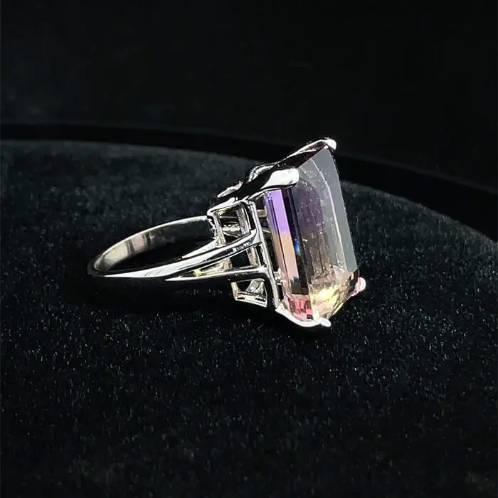 10ct Ametrine Ring in Sterling Silver - Image 6