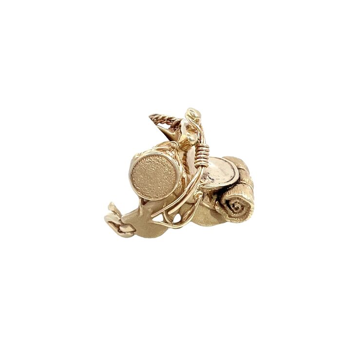 14k Yellow Gold Cowboy Saddle Ring - Image 3