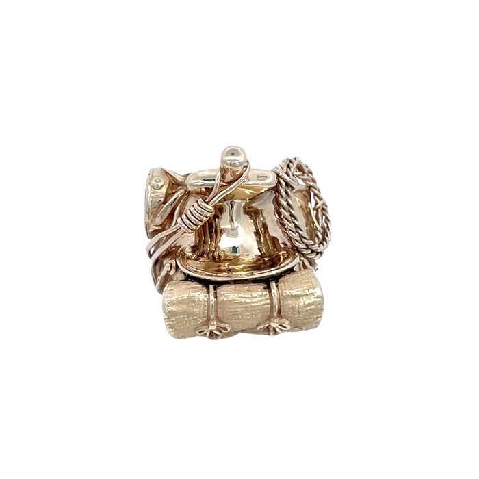 14k Yellow Gold Cowboy Saddle Ring - Image 2