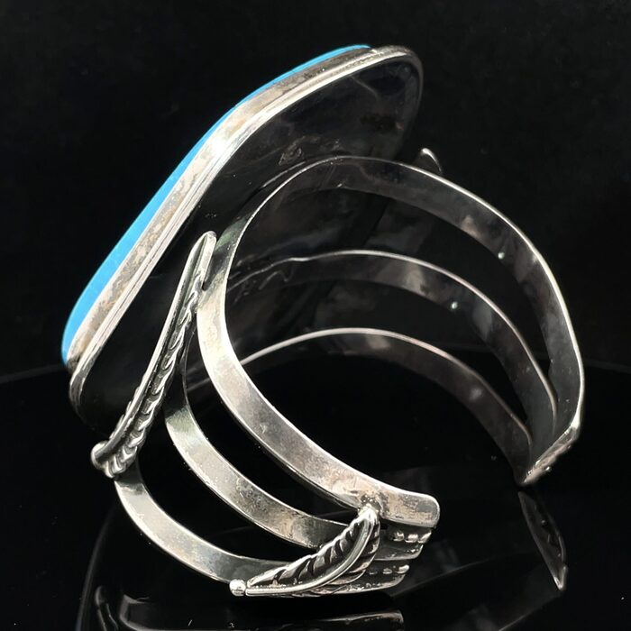 Blue Gem Turquoise Cuff - Image 4