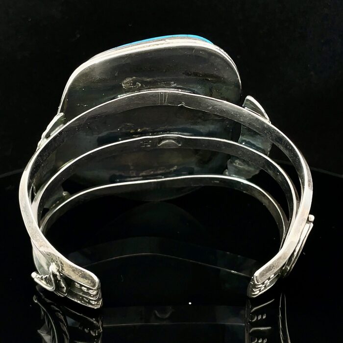 Blue Gem Turquoise Cuff - Image 5