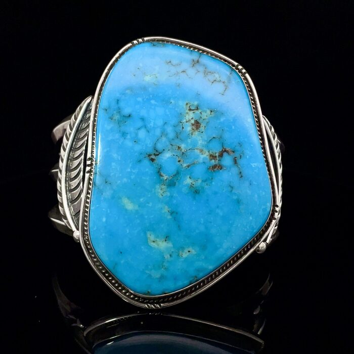 Blue Gem Turquoise Cuff