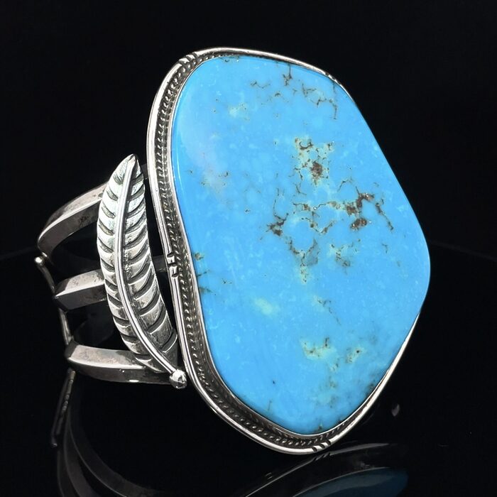 Blue Gem Turquoise Cuff - Image 6