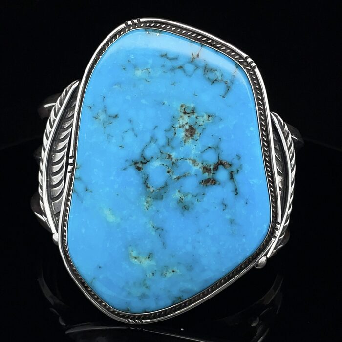 Blue Gem Turquoise Cuff - Image 2