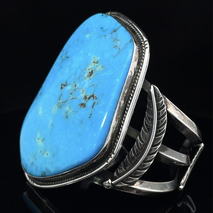 Blue Gem Turquoise Cuff - Image 3