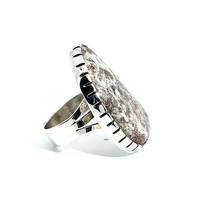 Custom Campbellite Stone Ring in Sterling Silver - Image 5